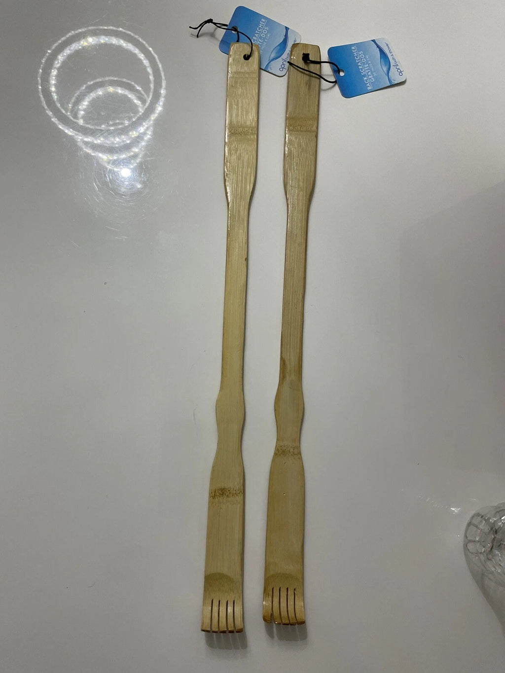 3 PCS Natural Bamboo Back Scratcher Long Reach Pick Itch Relief Tool Portable US