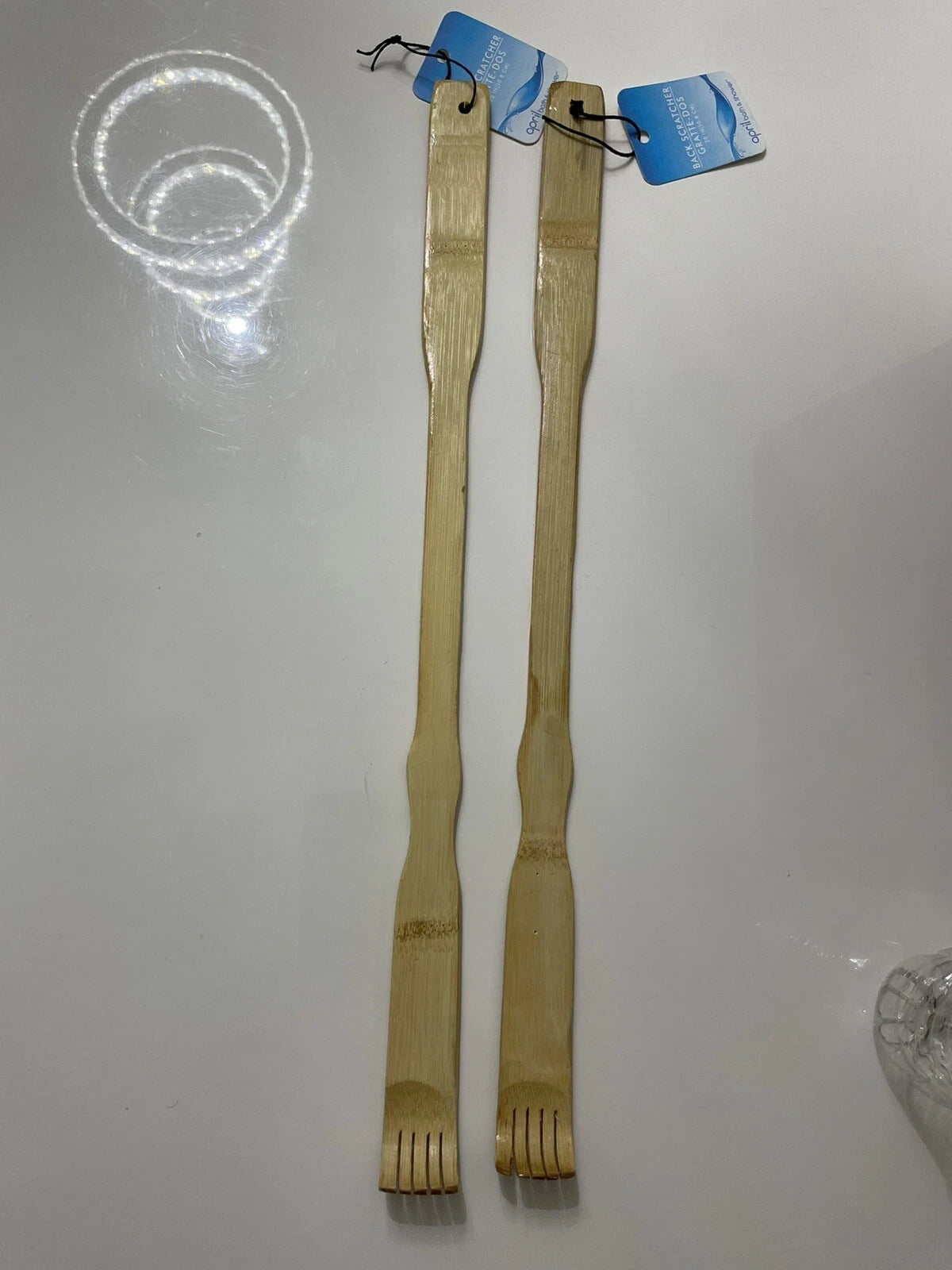 3 PCS Natural Bamboo Back Scratcher Long Reach Pick Itch Relief Tool Portable US
