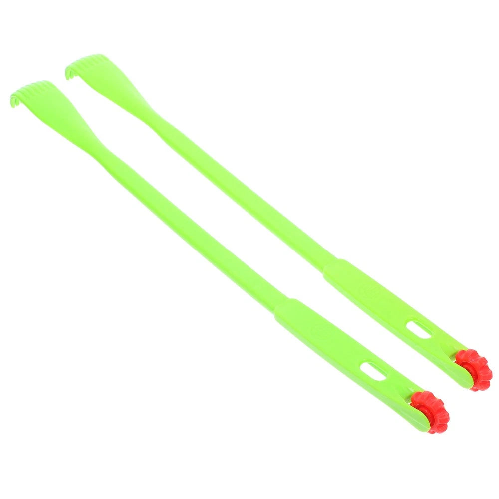 2 Pcs Itch Rake Massager Travel Telescopic Back Scratcher Hand Long