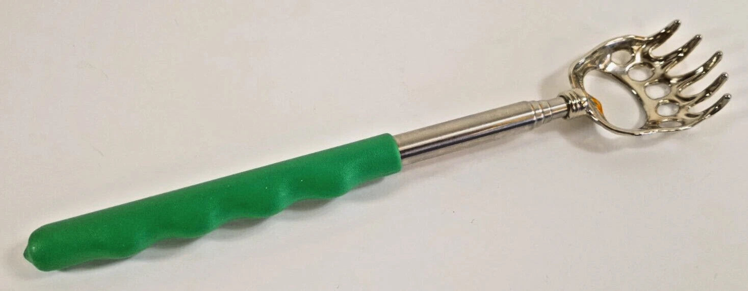 Retractable Bear Claw! Back Scratcher W/ Rubber Hand Grip. Telescopes Up To 22".