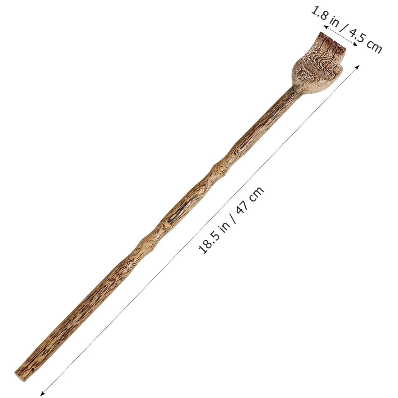 1Pcs Wood Back Scratcher Traditional Wooden Back Scratcher for Men