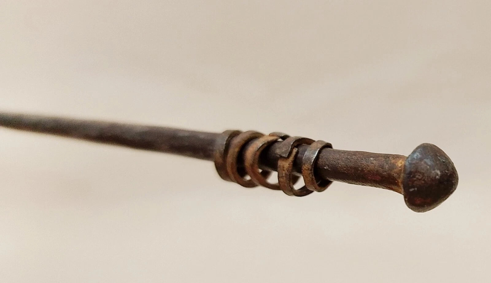 Rare Vintage Iron Back Scratcher Collectible.
