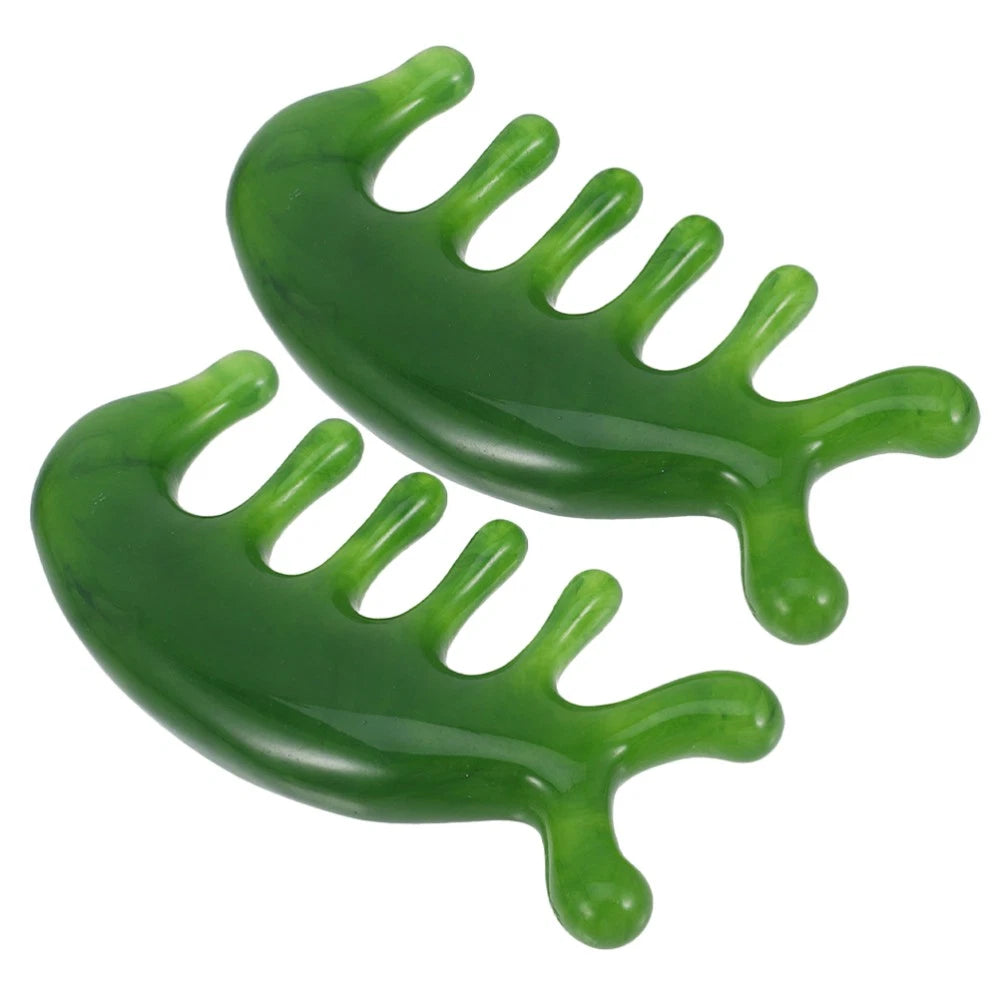 2 Pcs Scalp Massage Comb Head Scratcher Massager Multi-functional