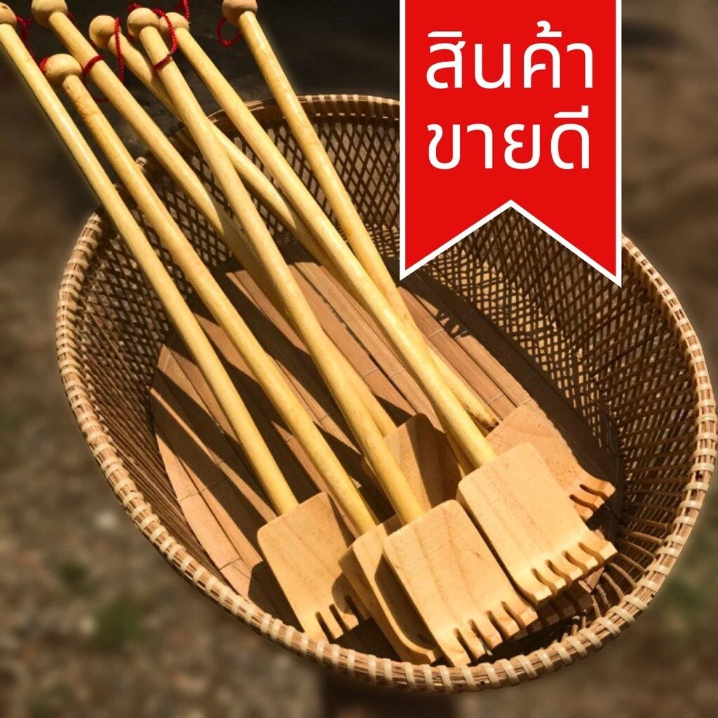 back scratcher wood (Made in Thailand) Free shipping from Thailand.