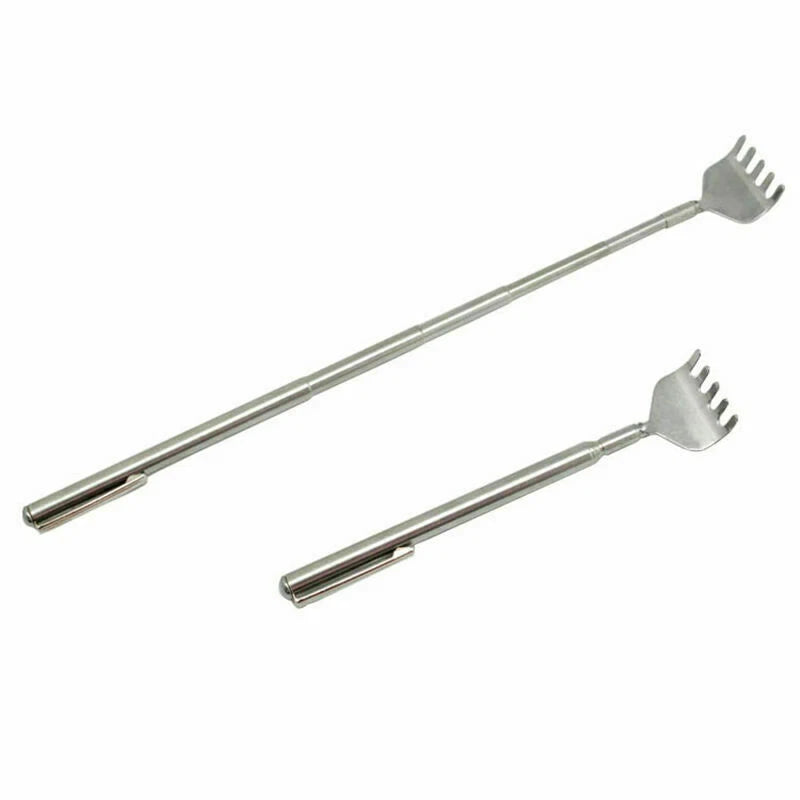 1pcs Telescopic Back Scratcher Massager Extendable Clip Useful-- X7V0