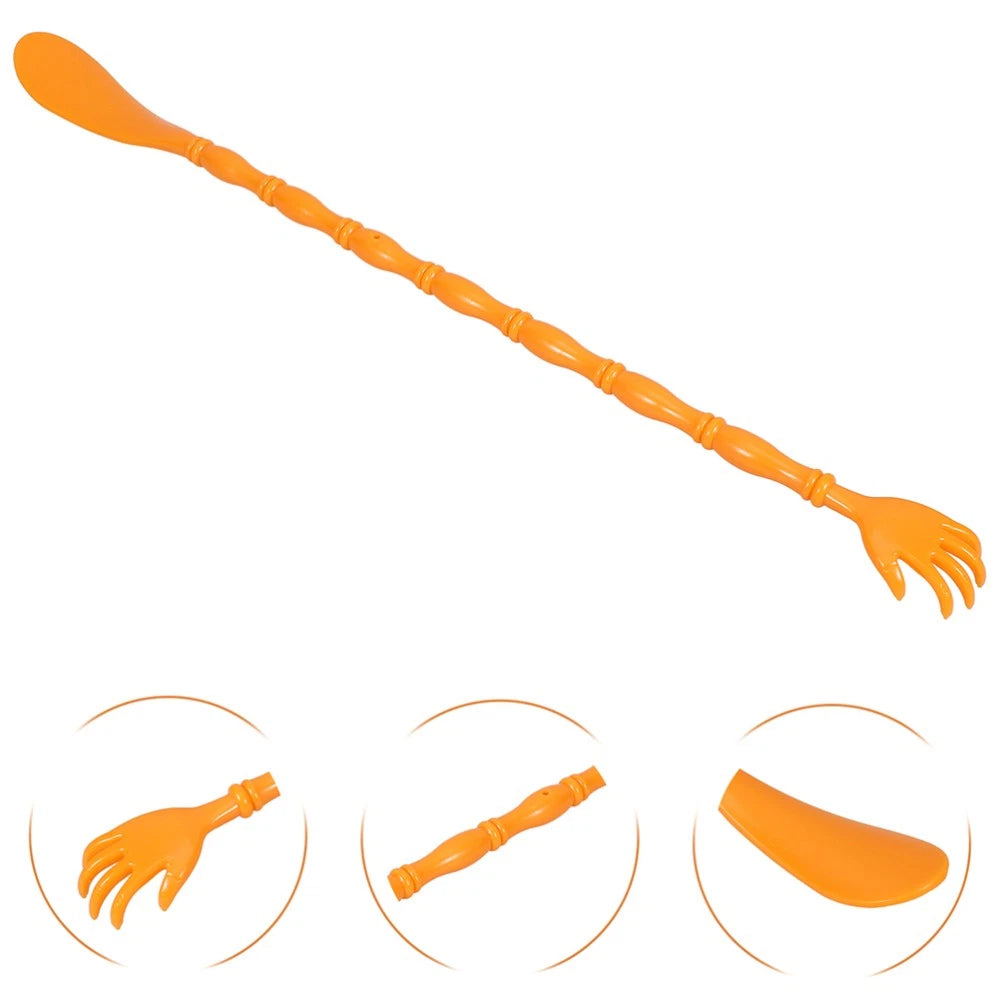 2 Pcs Itchy Claw Shoe Horn Back Scratcher with Massager for Itching