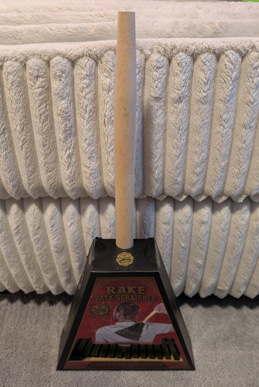 Mini Rake Back Scratcher New In Box Fun Workshop Novelty Gift For Dad, Boss