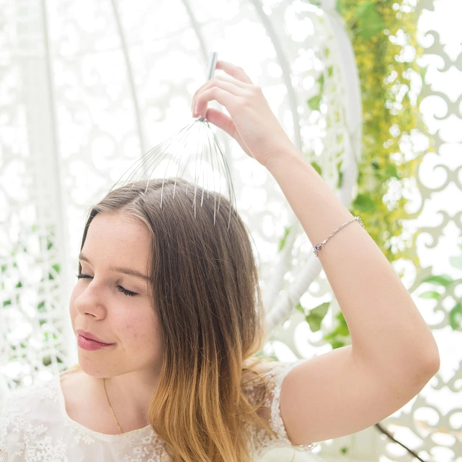 USAGA 28 Fingers (3rd Generation) Head Massager, Scalp Head...