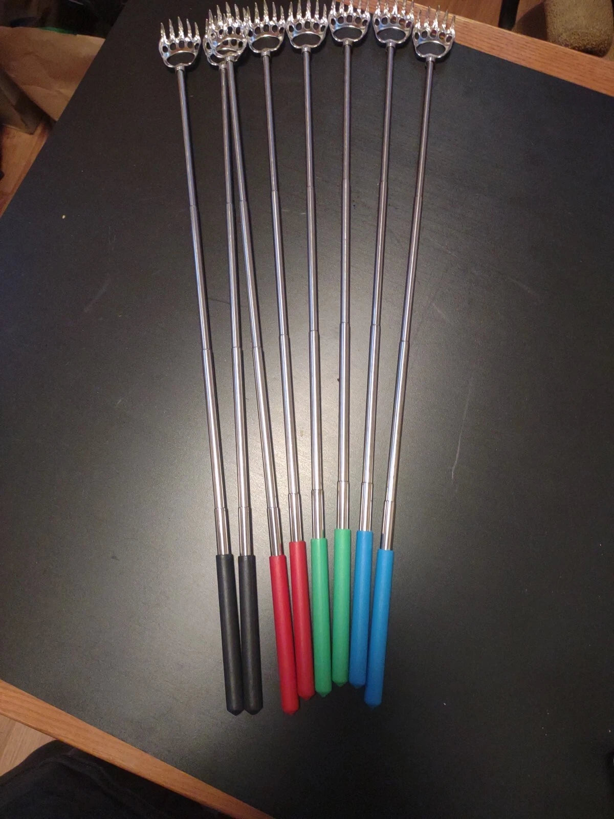 4 Family Pack Telescopic Metal Extendable Back Scratchers Shipping From USA.