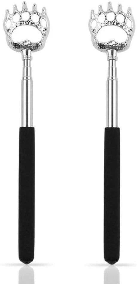 2PCS Back Scratchers, Bear Claw Shaped Scratcher Extendable Metal...