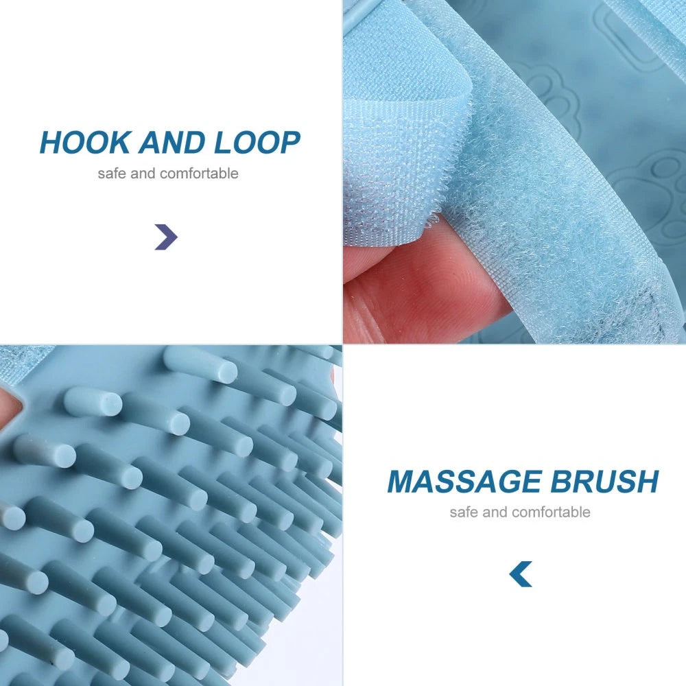 Wall Scratcher Cat Silicone Massage Brush Bridegroom Brushes for Grooming