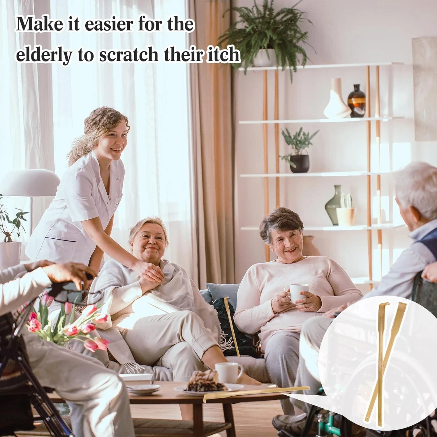 Yinkin 36 Pack Bamboo Back Scratcher Bulk Traditional Manual Massager...