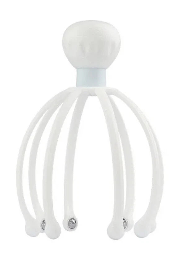 Head Massager/Scratcher, Massaging Scalp Help Relax, Calm Stress, w/ Steel Ball~