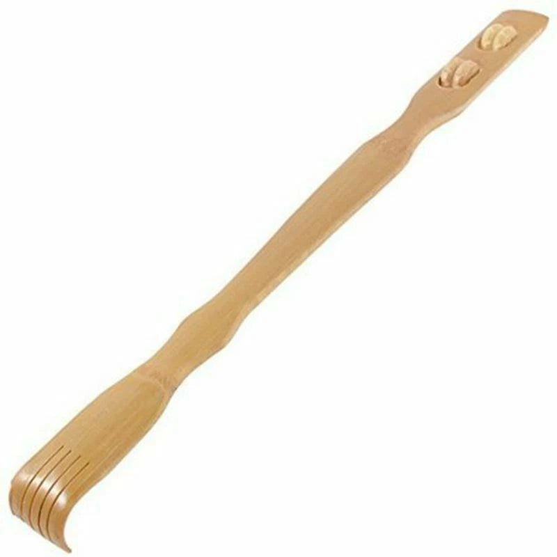2 x 18" Bamboo Wooden Itch Therapeutic Back Scratcher Massage Rollers US Seller