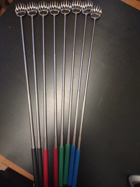 4 Family Pack Telescopic Metal Extendable Back Scratchers Shipping From USA.