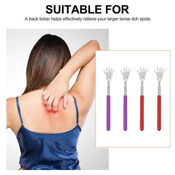 4 Pcs Massage Scratcher Child Back Massager Telescoping Scratching Tool