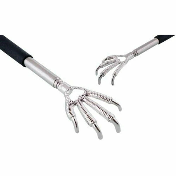 Eagle Claw Back Scratcher Metal Extend Extendable Massager Portable Telescopic