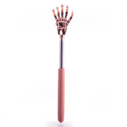 Extendo Scratch BACK SCRATCHER Squelette Main Télescopique Grattoir NOUVEAU