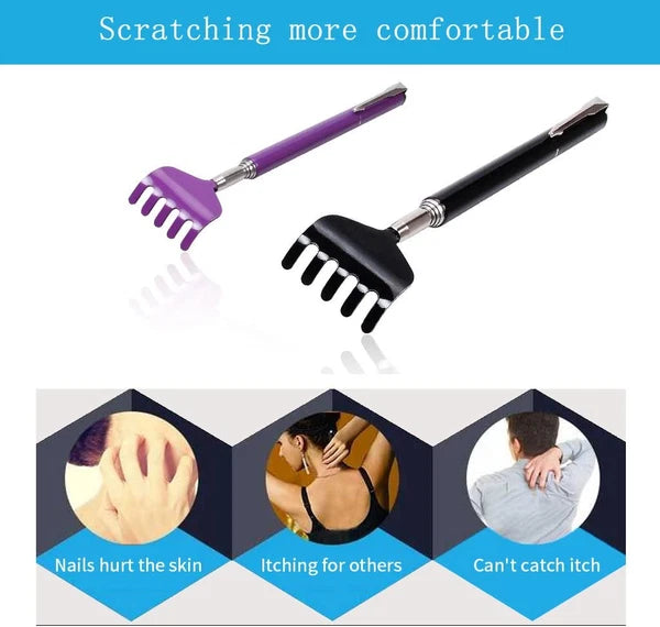 Portable Extendable Back Scratcher,  Telescoping Scratcher Tetractable Bear Claw