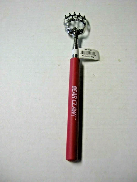 Back Scratcher, Extendable Bear Claw By DM Merchandising, Red, Brand New