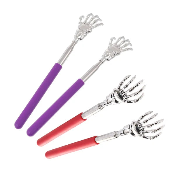4 Pcs Massage Scratcher Back Massager Telescoping Child Portable Hand
