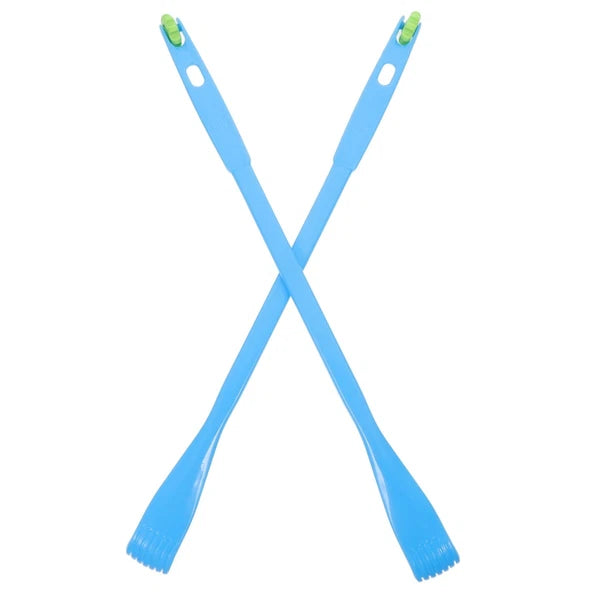 2 Pcs Itch Rake Massager Travel Telescopic Back Scratcher Hand Long