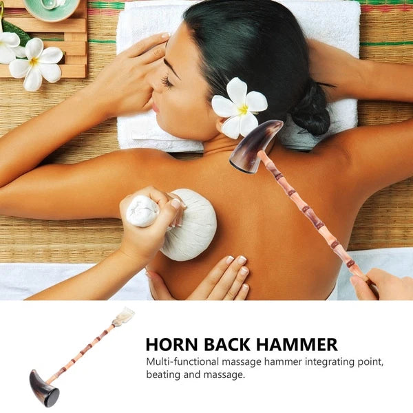 Itchy Horns Neck Massager Extendable Back Scratcher Portable Body
