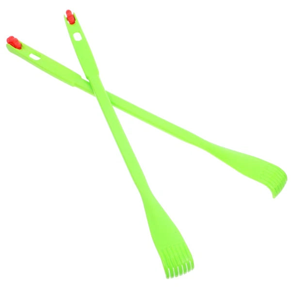 2 Pcs Itch Rake Massager Travel Telescopic Back Scratcher Hand Long