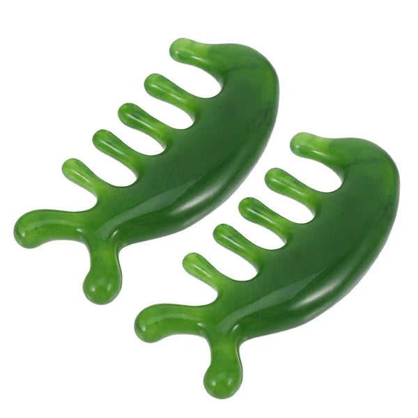 2 Pcs Scalp Massage Comb Head Scratcher Massager Multi-functional