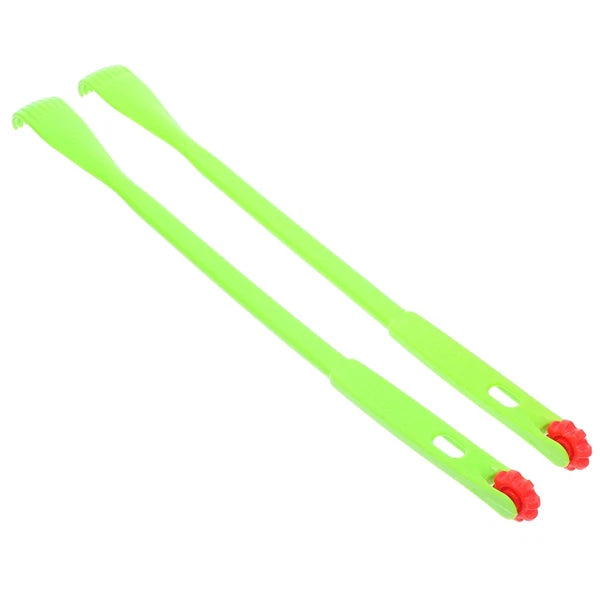 2 Pcs Itch Rake Massager Travel Telescopic Back Scratcher Hand Long