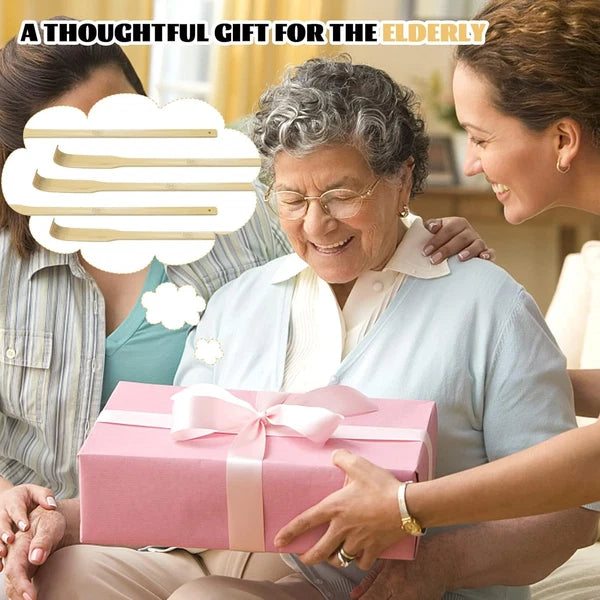 12 Pack Bamboo Massager Back Scratcher 16.5 Inch Scalp Foot Home Travel Gift