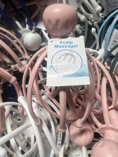 Scalp/Head Massager/Relaxer/Scratcher Pink White Green Blue Teal Choose 3