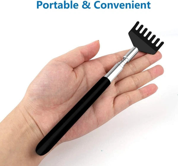 6 Pack Extendable Back Scratchers with Soft Rubber Handles for Gifts