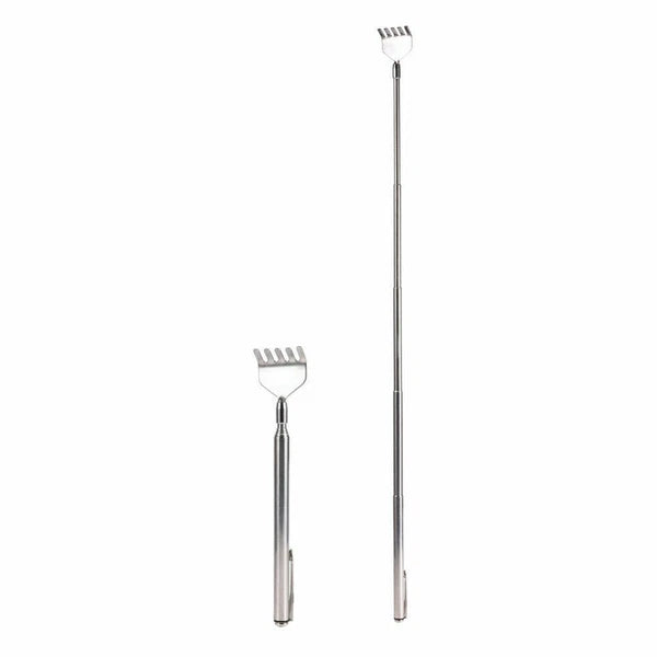 Metal Telescopic Retractable Back Scratcher Stainless Steel 16cm to 51cm UK