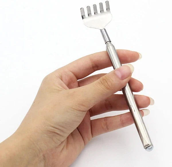 BEAR CLAW / RAKE BACK SCRATCHER Metal Extending Massager Telescopic Portable UK