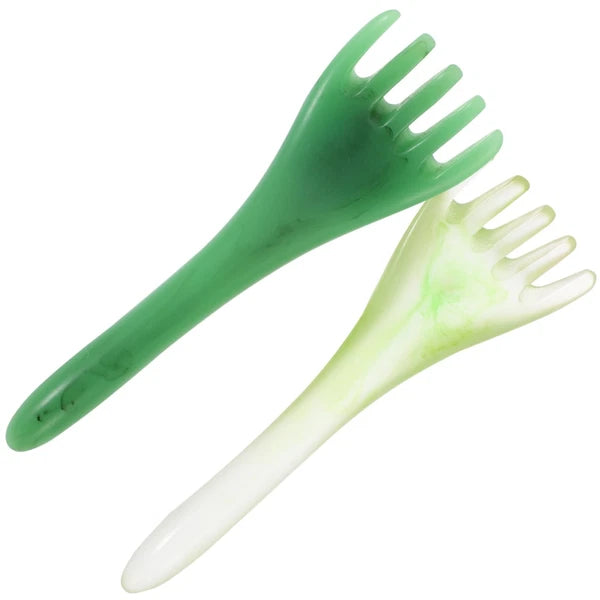 2 Pcs Head Therapy Comb Massage Claw Scalp Scratcher Massager Resin Miss Tool