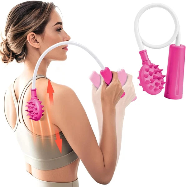 Upgraded Pink Curved Back Scratcher Women Men Extra Long Flexible Bendable Reach