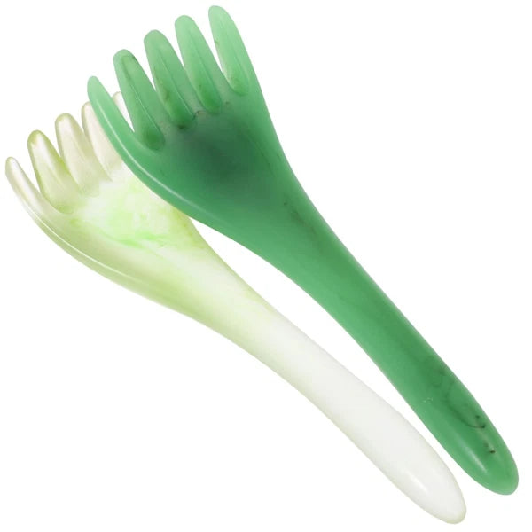 2 Pcs Head Therapy Comb Massage Claw Scalp Scratcher Massager Resin Miss Tool