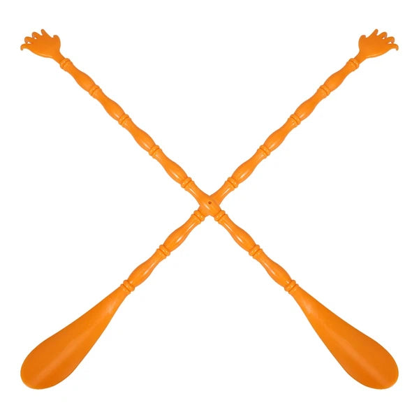 2 Pcs Itchy Claw Shoe Horn Body Hand Massager Back Scratcher Tool