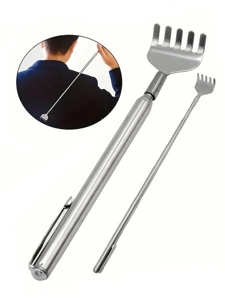 Back Scratcher Retractable Telescopic Stainless Steel Shipped from UK