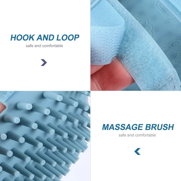 Wall Scratcher Cat Silicone Massage Brush Bridegroom Brushes for Grooming
