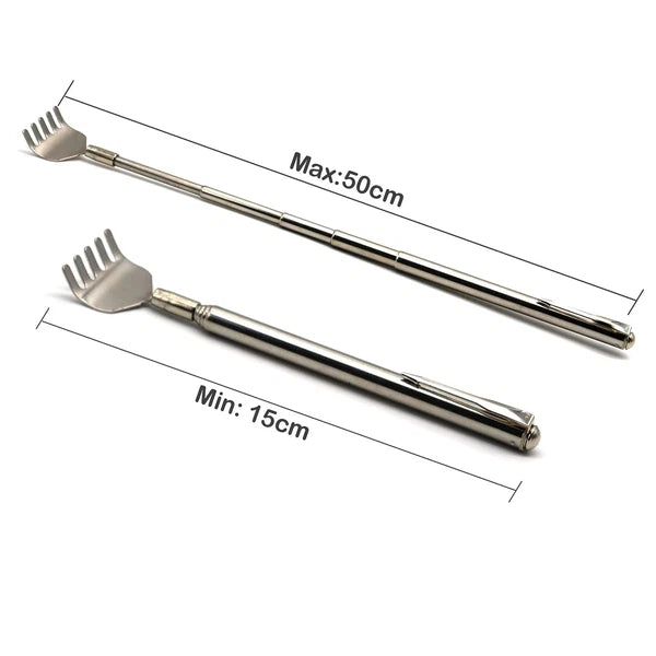 Back Scratcher Telescopic Scratchers Stainless Steel Back Scratchers Extendab...
