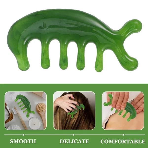 2 Pcs Scalp Massage Comb Head Scratcher Massager Multi-functional