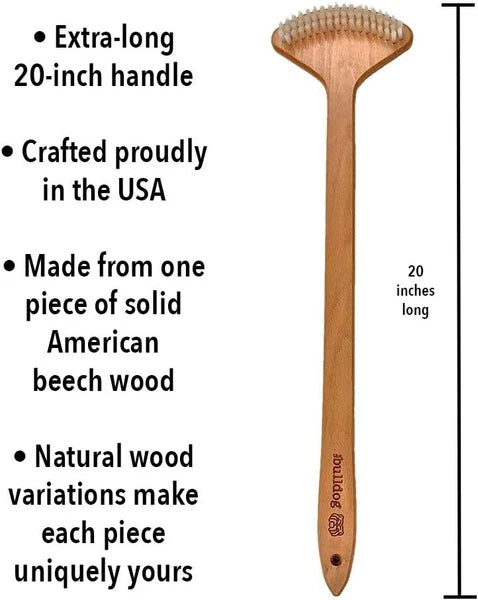 Back Scratcher, the Original Brush Skin Stimulator for Itch Relief and Pleasu...