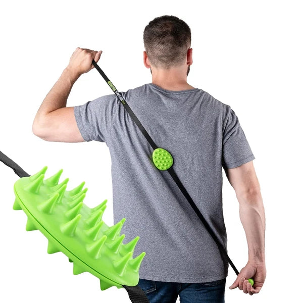Mini Back Scratcher for Itching Relief, 2-Sides with Aggressive & Soft Spikes, L