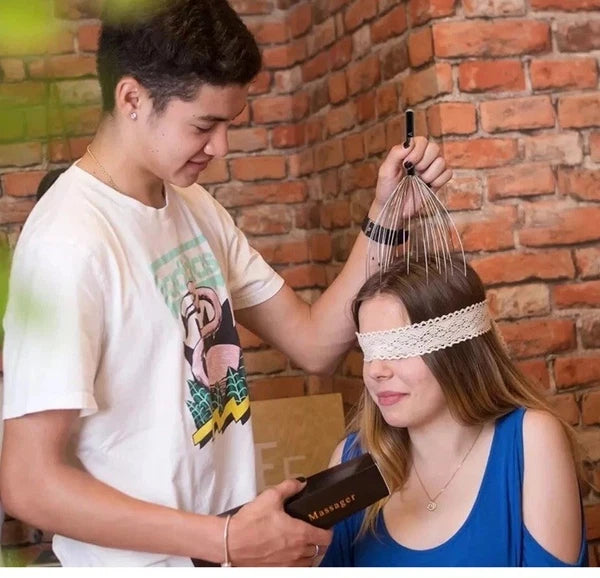 USAGA 36 Fingers Head Massager Scalp Massager Head Scratcher for Head Body Relax