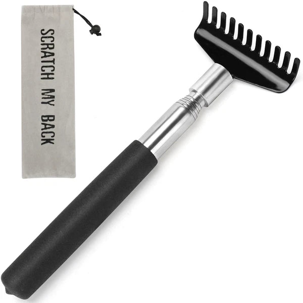 Oversized Portable Extendable Back Scratcher Upgraded Metal Stainless Steel T...