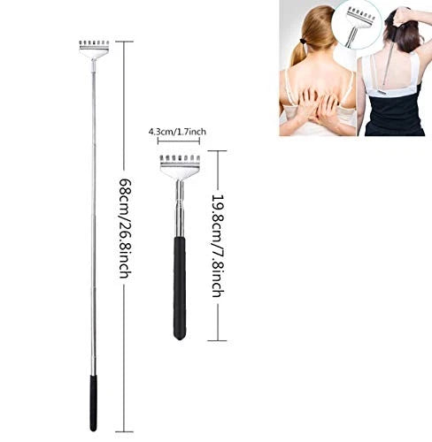 20 Claws Head Scalp Massager and Back Scratchers with 2pcs Finger Massage