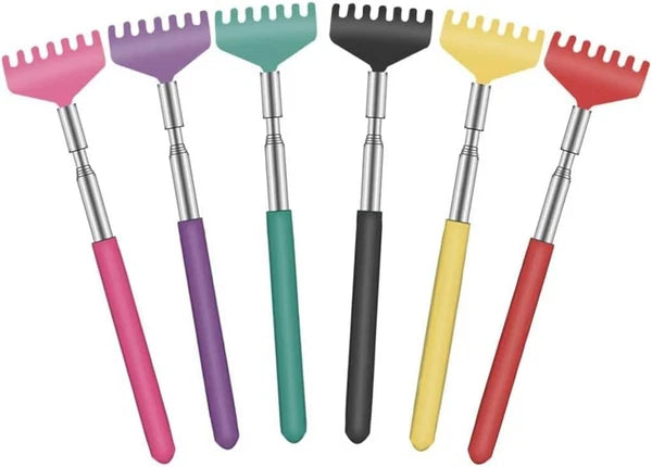 6 Pack Extendable Back Scratcher - Portable Telescoping Metal Back...