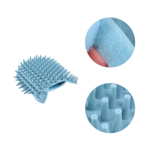 Wall Scratcher Cat Silicone Massage Brush Bridegroom Brushes for Grooming
